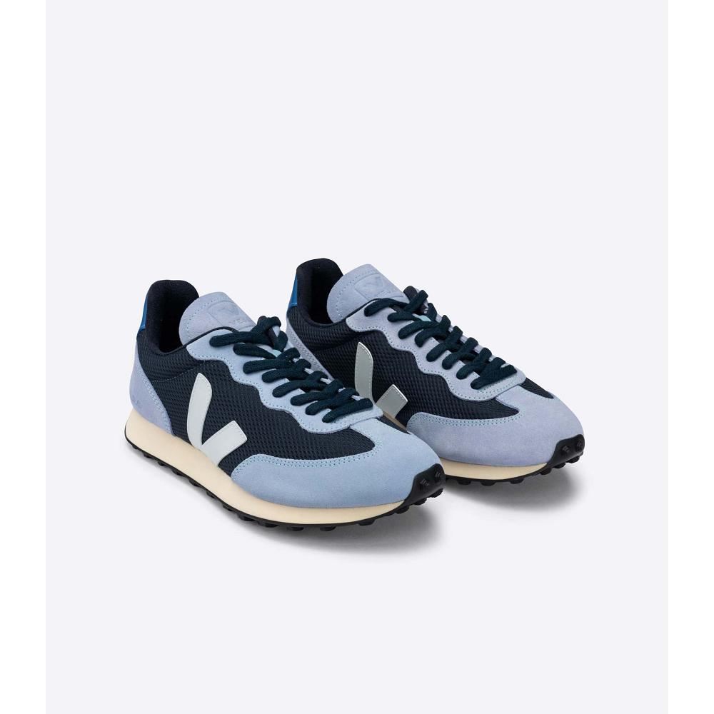 Veja RIO BRANCO ALVEOMESH Men's Running Shoes Blue | NZ 163YXF